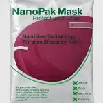 بسته‌بندی ماسک زرشکی نانوپاک مدل NTP-390C-E