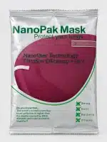 بسته‌بندی ماسک زرشکی نانوپاک مدل NTP-390C-E